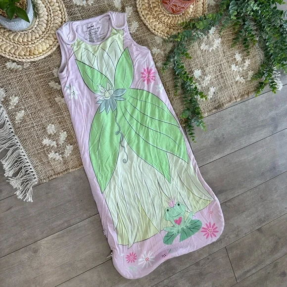 Little Sleepies Disney Princess Tiana Sleepy Bag Baby Girl 6-18 Months
